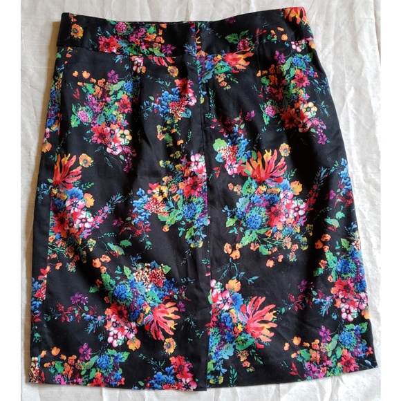 Laundry by Shelli Segal black floral skirt - Picture 4 of 6